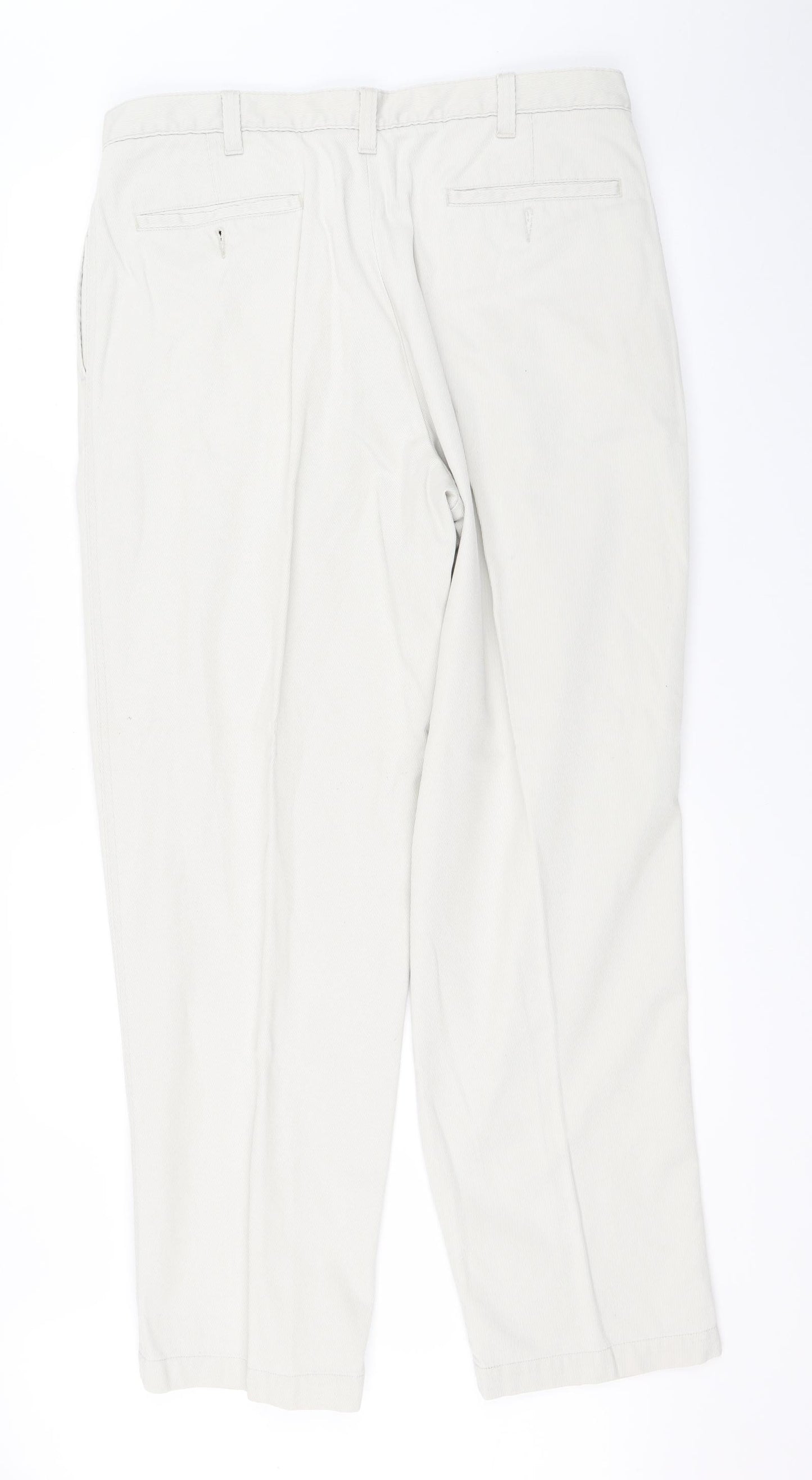 Marks and Spencer Mens Beige   Trousers  Size 36 L31 in