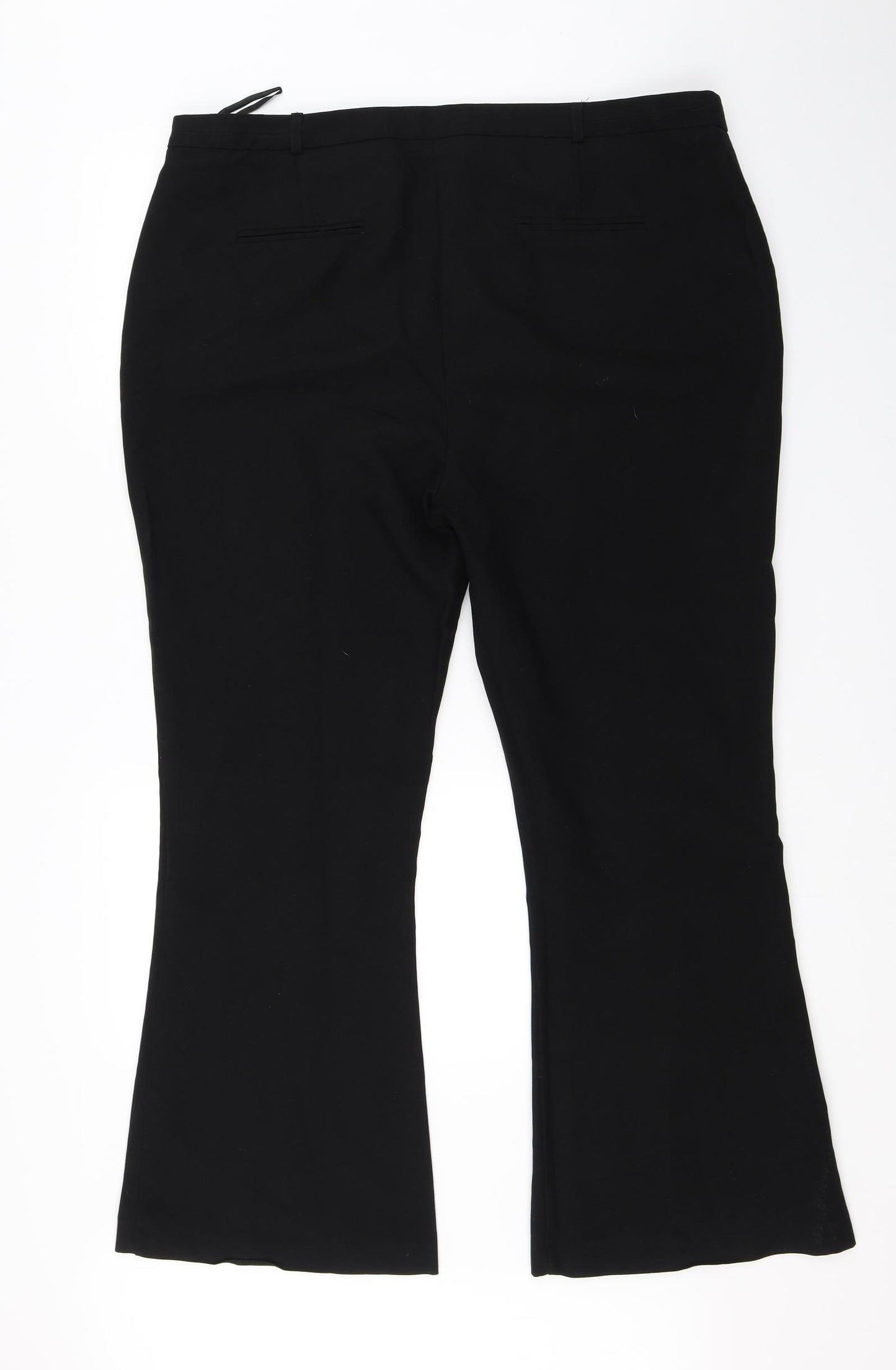Peacocks Womens Black   Trousers  Size 18 L28 in