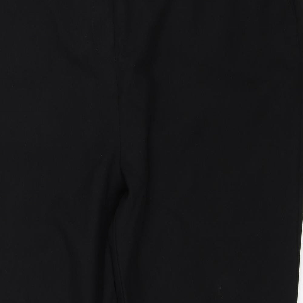 Peacocks Womens Black   Trousers  Size 18 L28 in