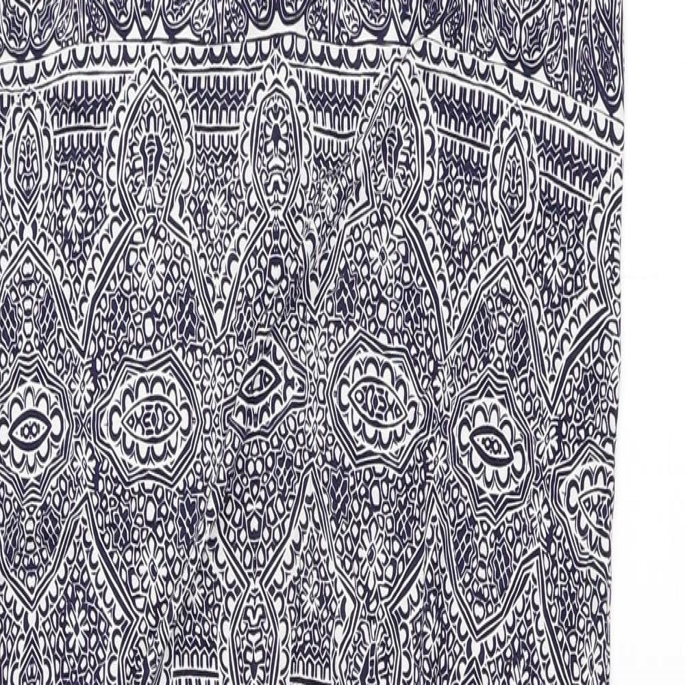 Atmosphere Womens Blue Argyle/Diamond  Maxi  Size 14