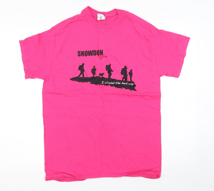 Gildan Womens Pink   Basic T-Shirt Size M