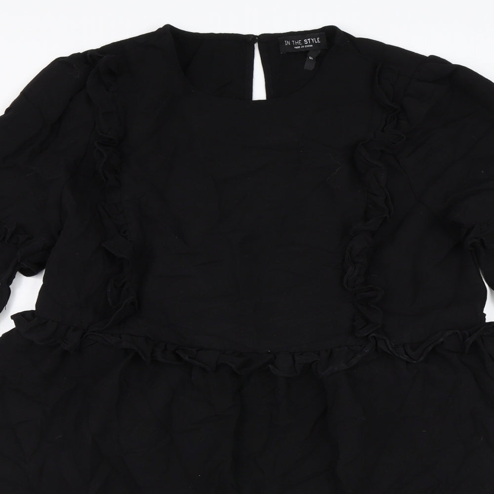 In the Style Womens Black   Mini  Size 10