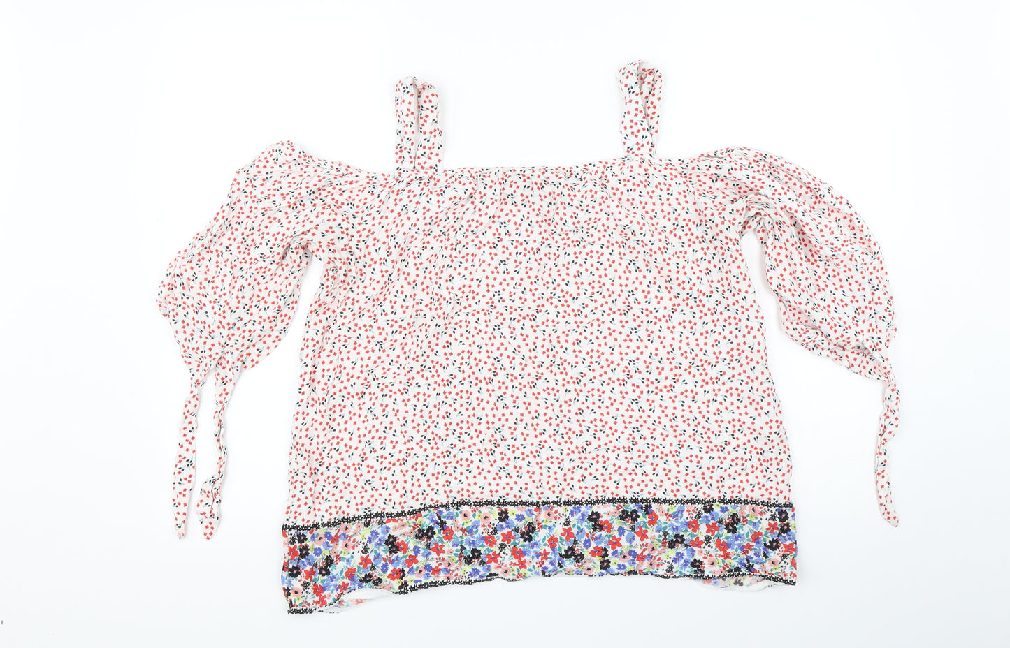 Dorothy Perkins Womens Multicoloured Floral  Basic Blouse Size 16