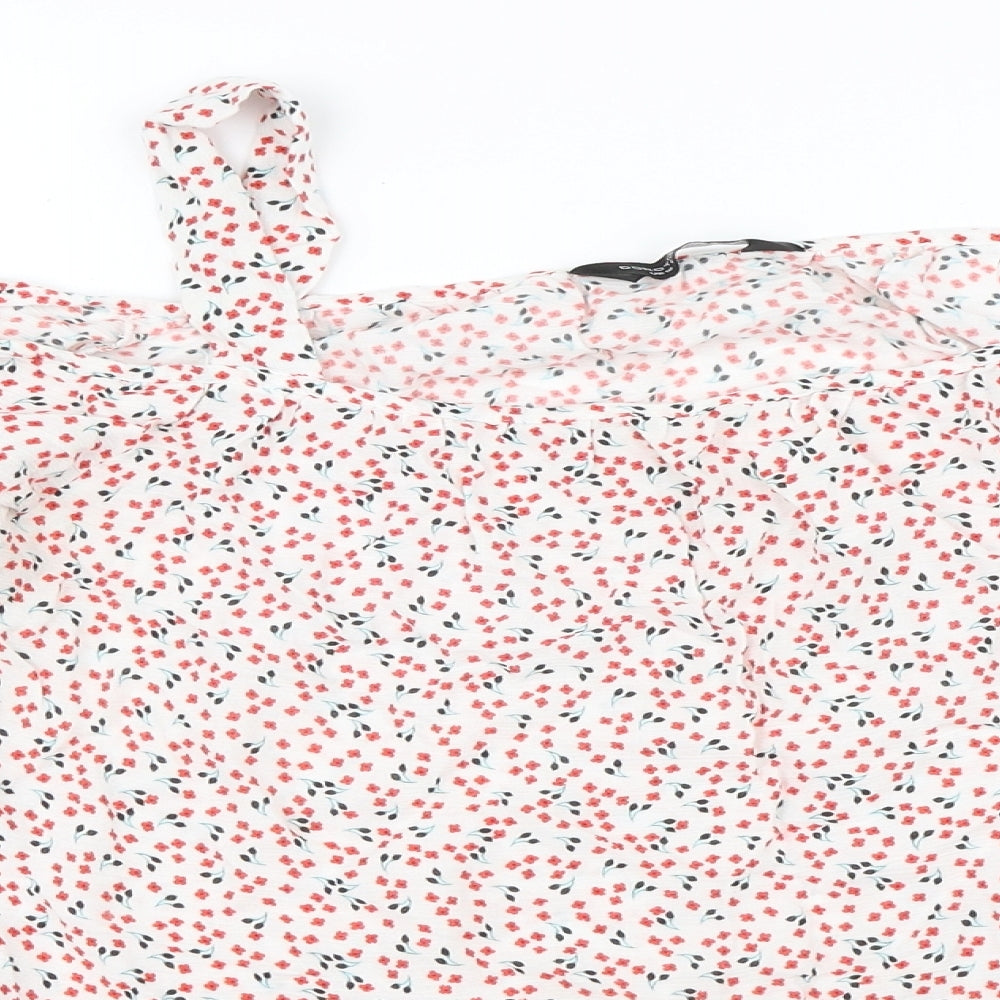 Dorothy Perkins Womens Multicoloured Floral  Basic Blouse Size 16