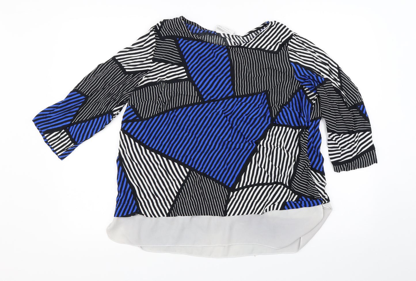 Wallis Womens Multicoloured Striped  Basic Blouse Size 16