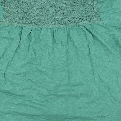 Fat Face Womens Green   Basic T-Shirt Size 16
