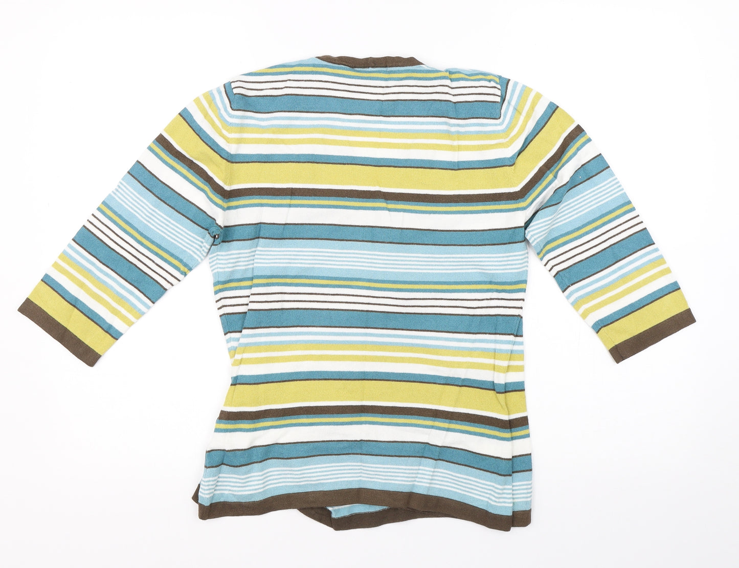 alex&co Womens Multicoloured Striped  Pullover Jumper Size 12