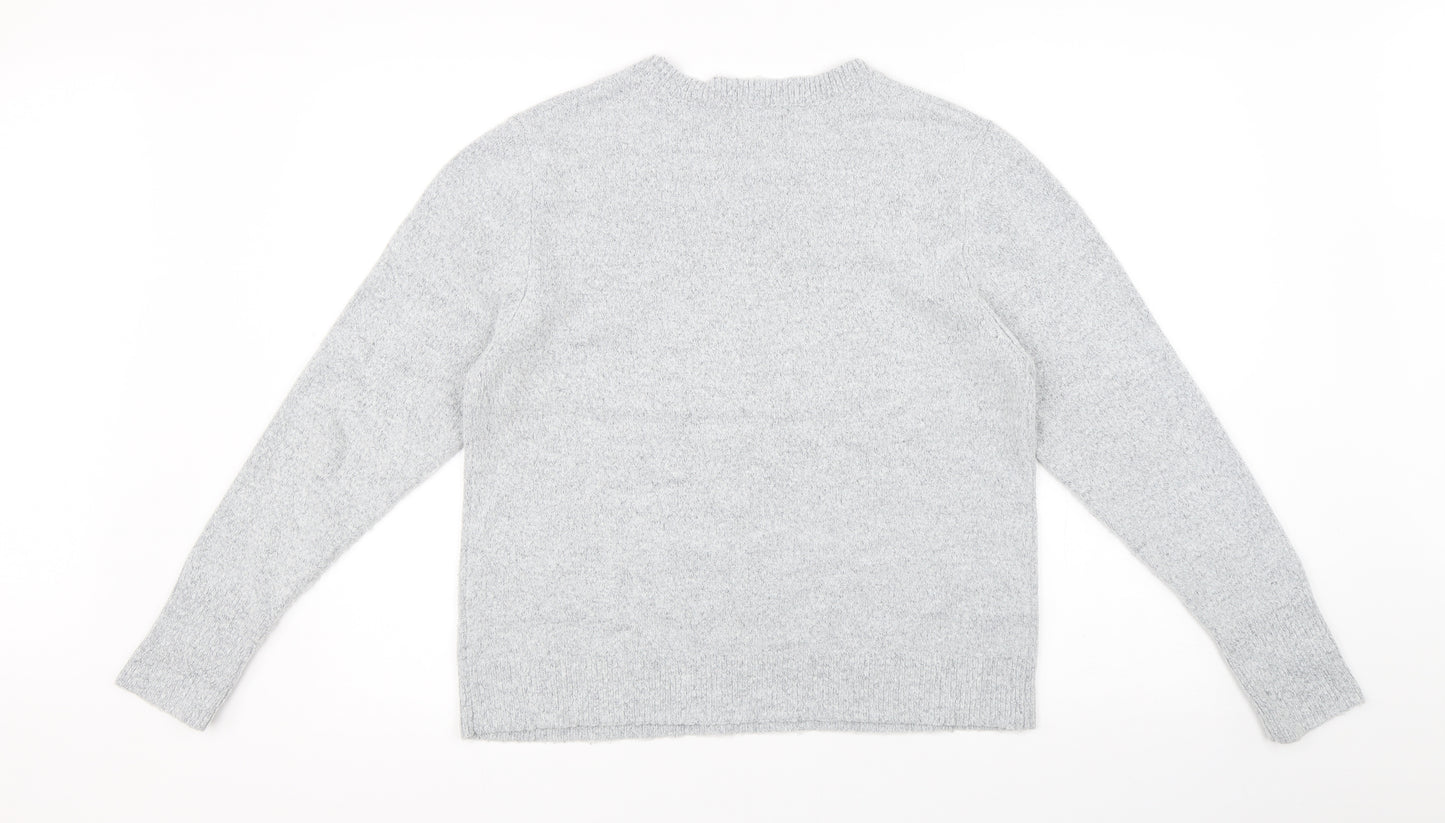 Oasis Womens Grey   Pullover Jumper Size L