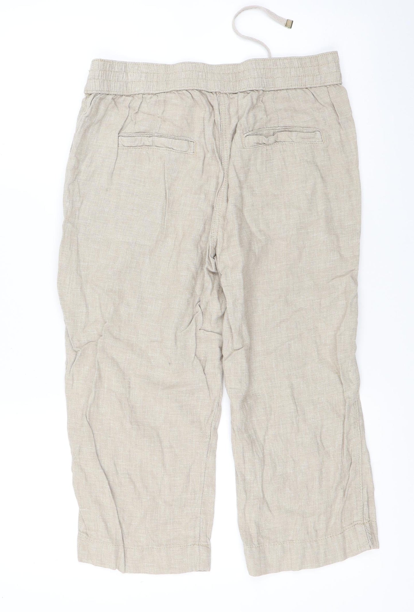 George Womens Beige   Cropped Trousers Size 10
