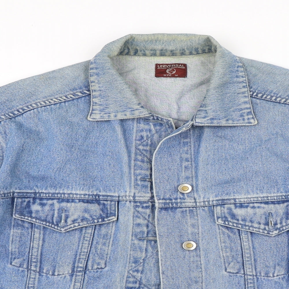 BHS Womens Blue  Denim Jacket  Size 14