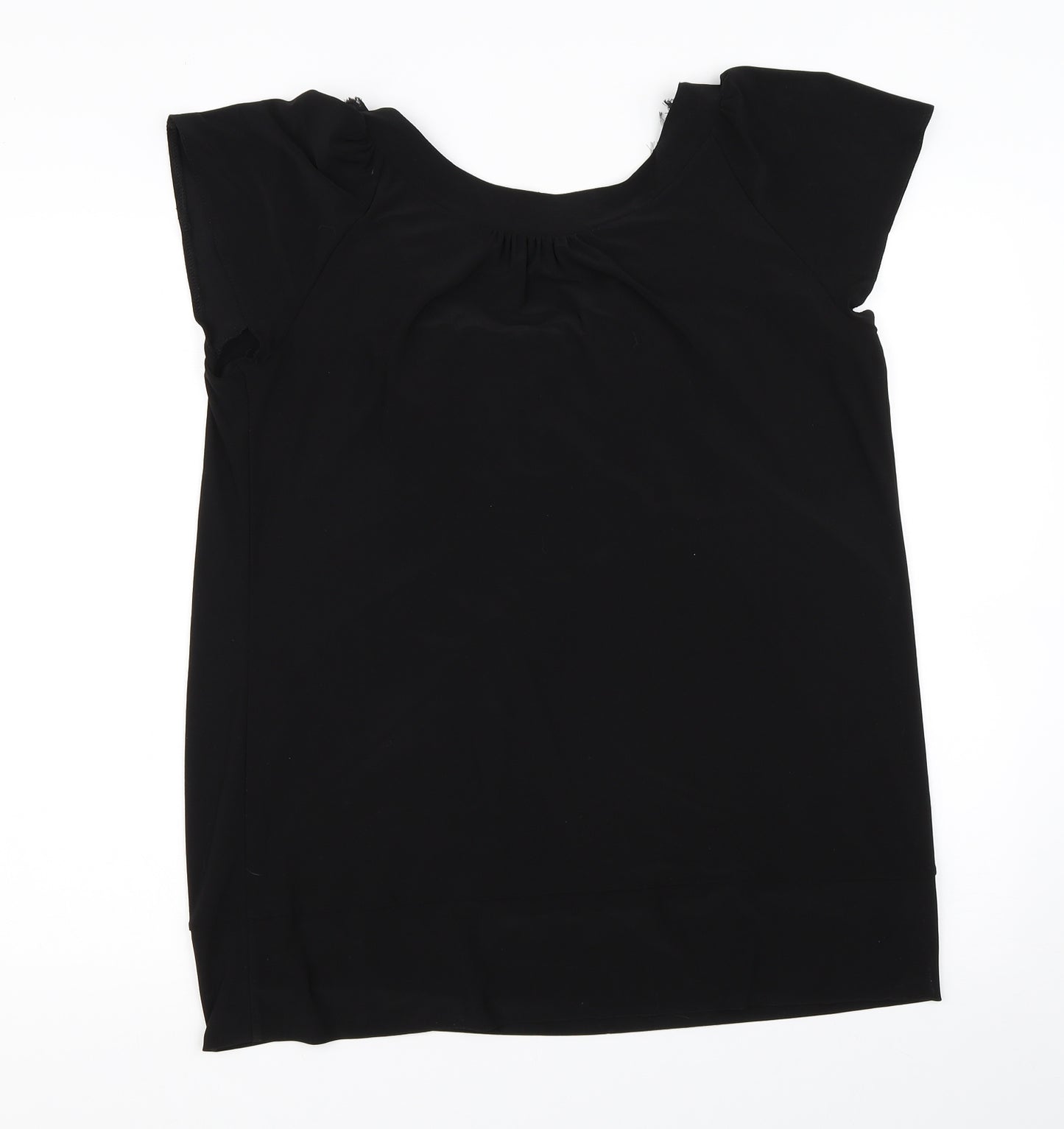 Reflections Womens Black   Basic Blouse Size 2XL