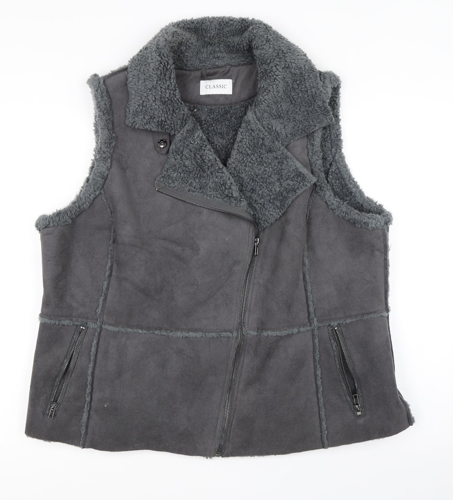 Marks and Spencer Womens Green   Gilet Coat Size 20