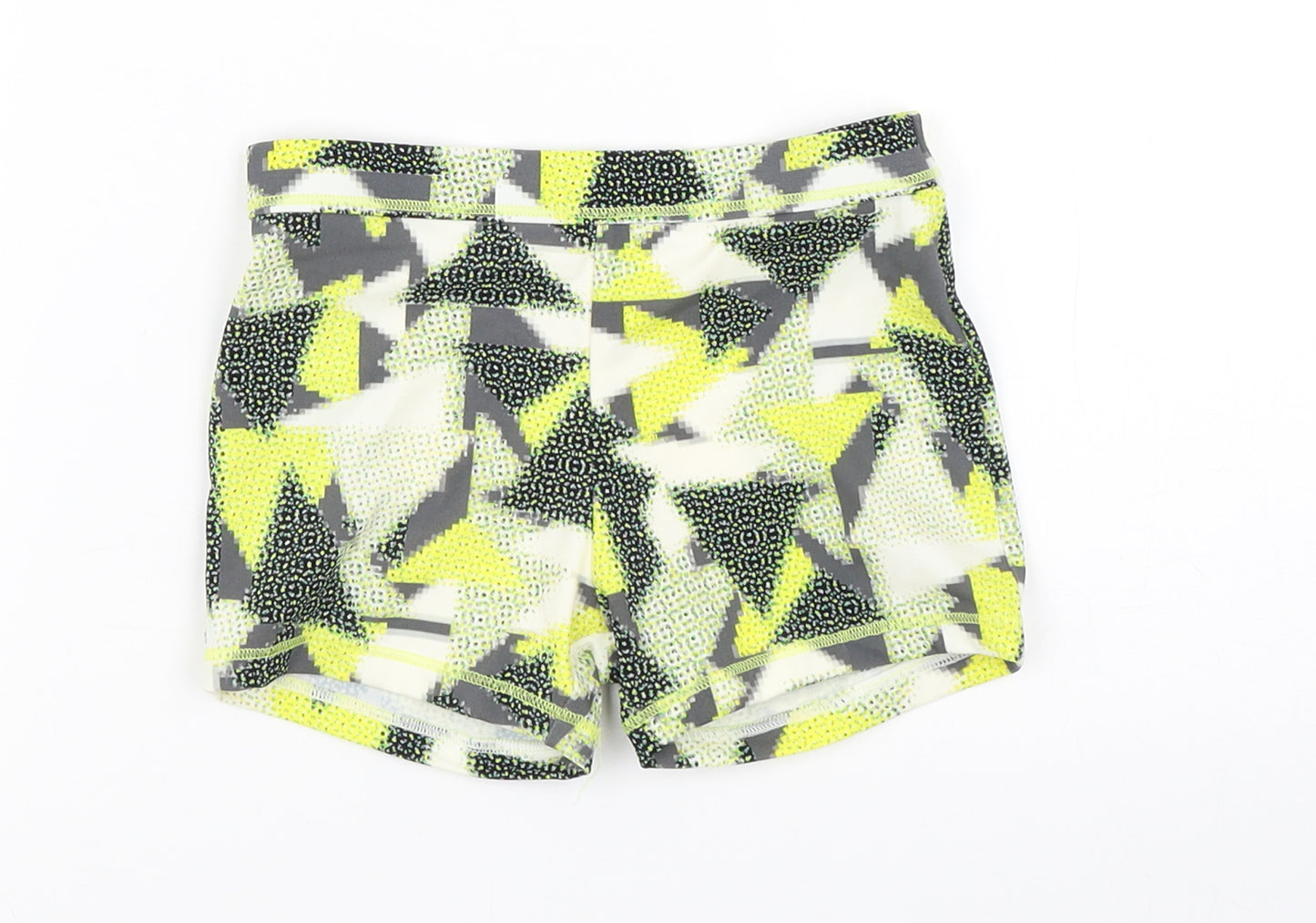 TU Girls Multicoloured Geometric  Biker Shorts Size 6 Years