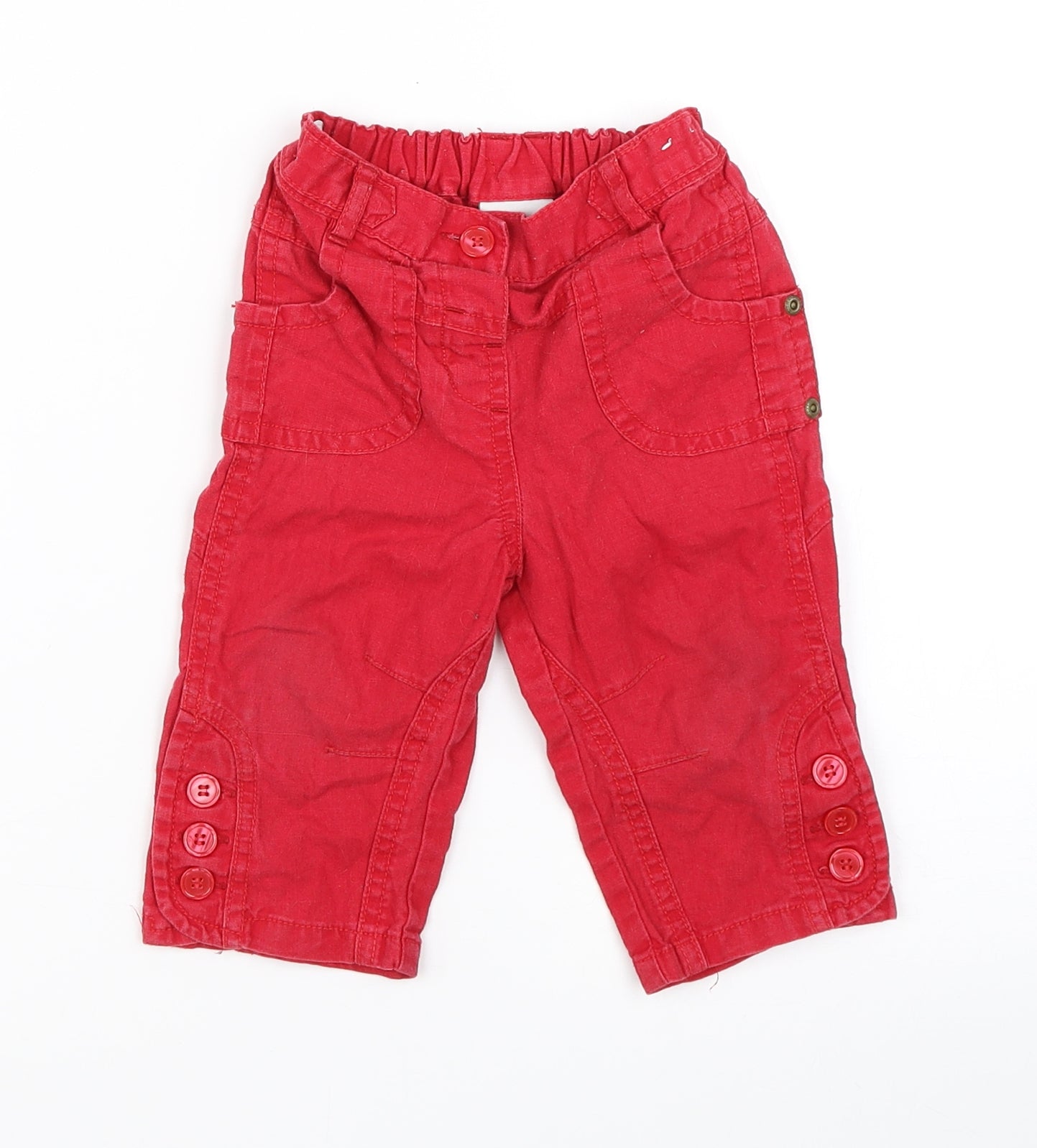 NEXT Baby Red   Cargo Trousers Size 18-24 Months