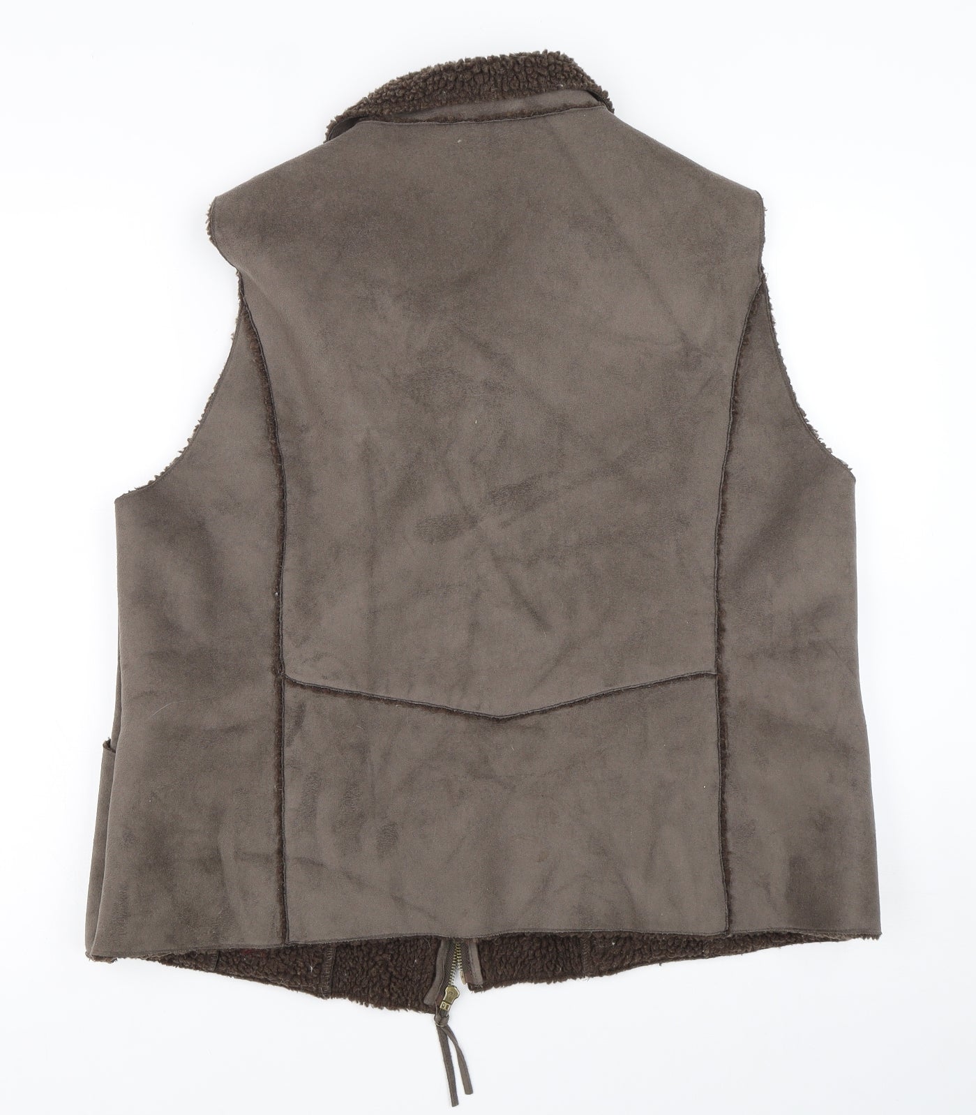 BHS Womens Grey   Gilet Jacket Size 22