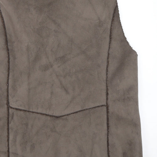 BHS Womens Grey   Gilet Jacket Size 22