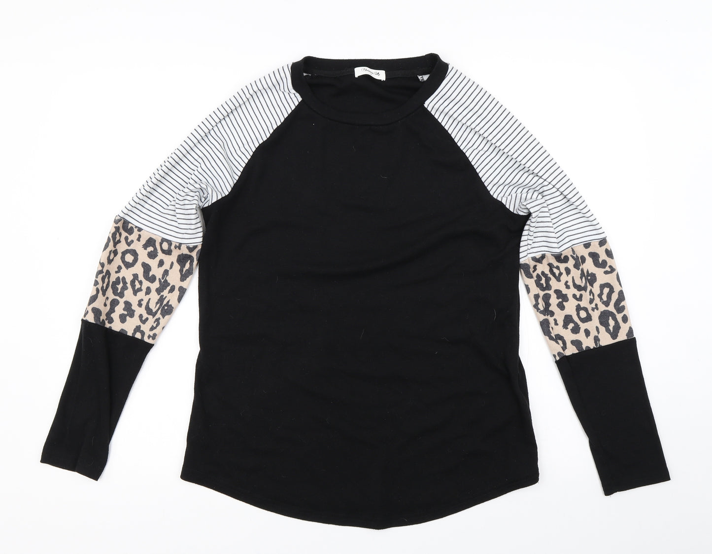 Blooming Jelly Womens Black   Basic T-Shirt Size M