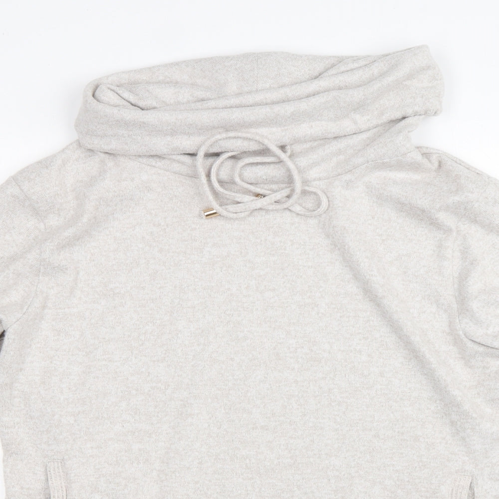 F&F Womens Beige Solid  Top Pyjama Top Size 10