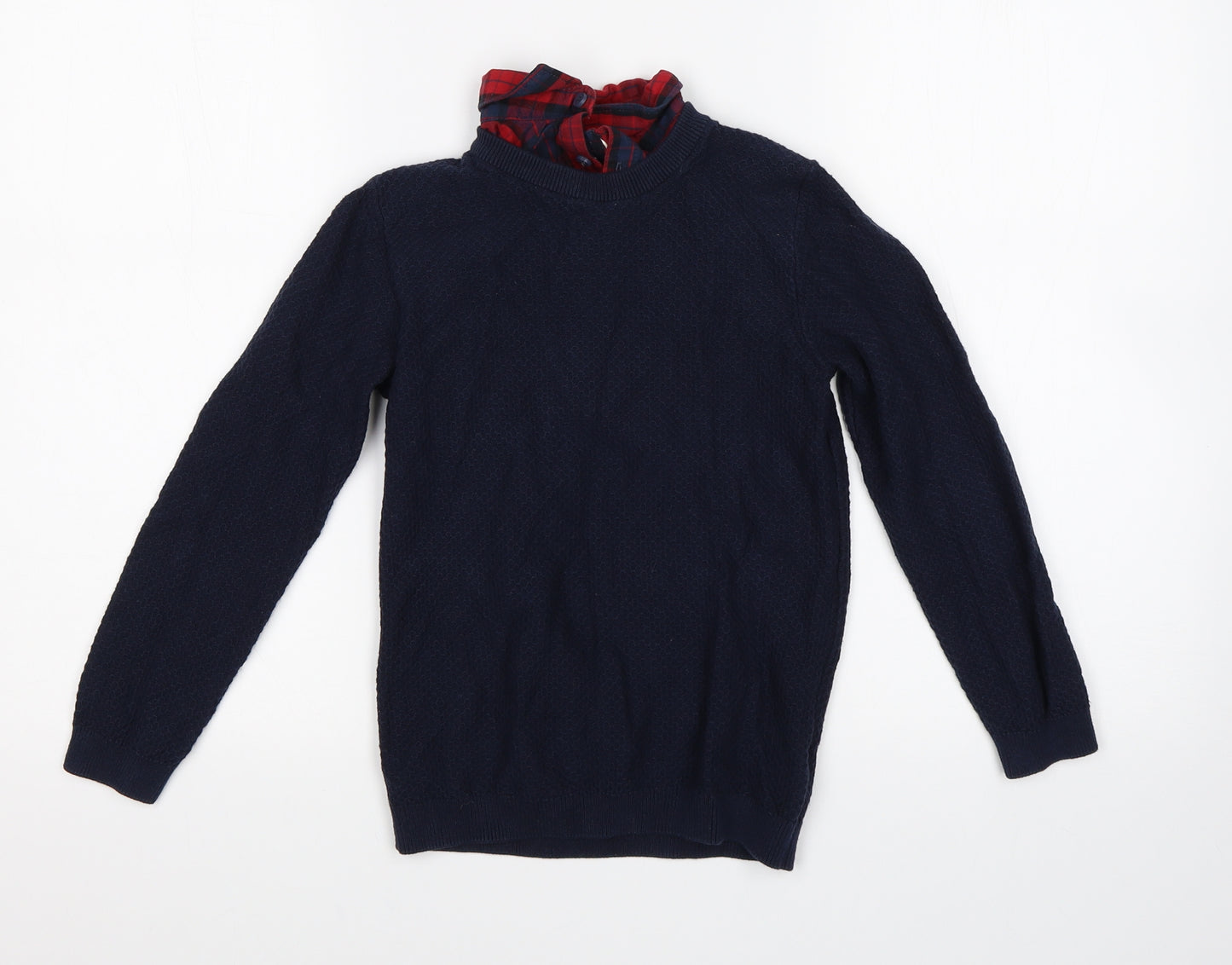 NEXT Boys Blue   Pullover Jumper Size 7 Years