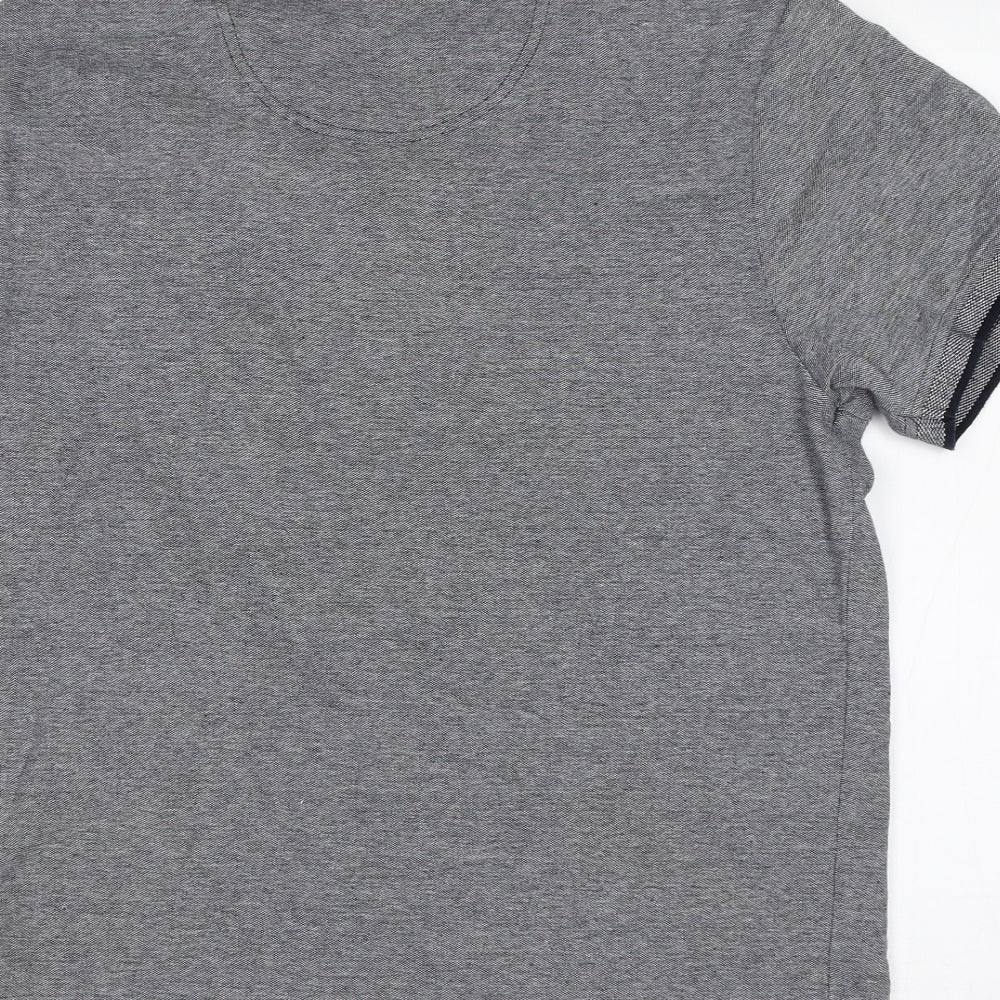 SoulCal&Co Mens Grey    Polo Size M