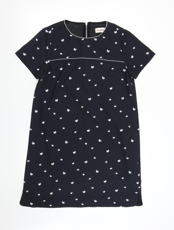 Louche Womens Black Slip Dress Size 12