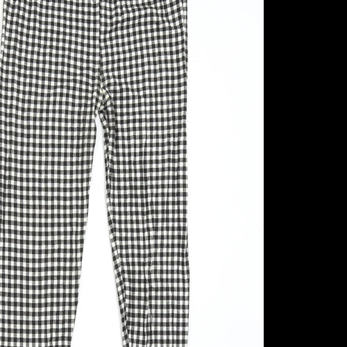 Missi Womens Multicoloured Check  Jogger Leggings  L29 in