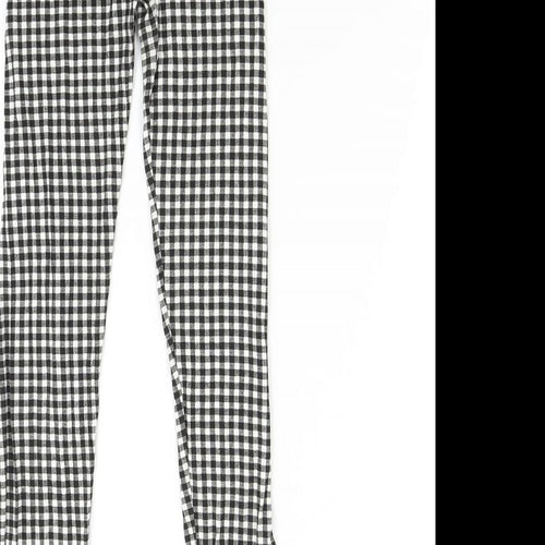 Missi Womens Multicoloured Check  Jogger Leggings  L29 in