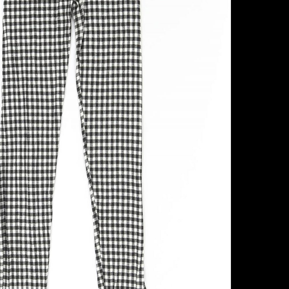Missi Womens Multicoloured Check  Jogger Leggings  L29 in