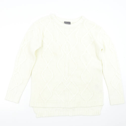 Yessica Womens Beige  Knit Pullover Jumper Size XL
