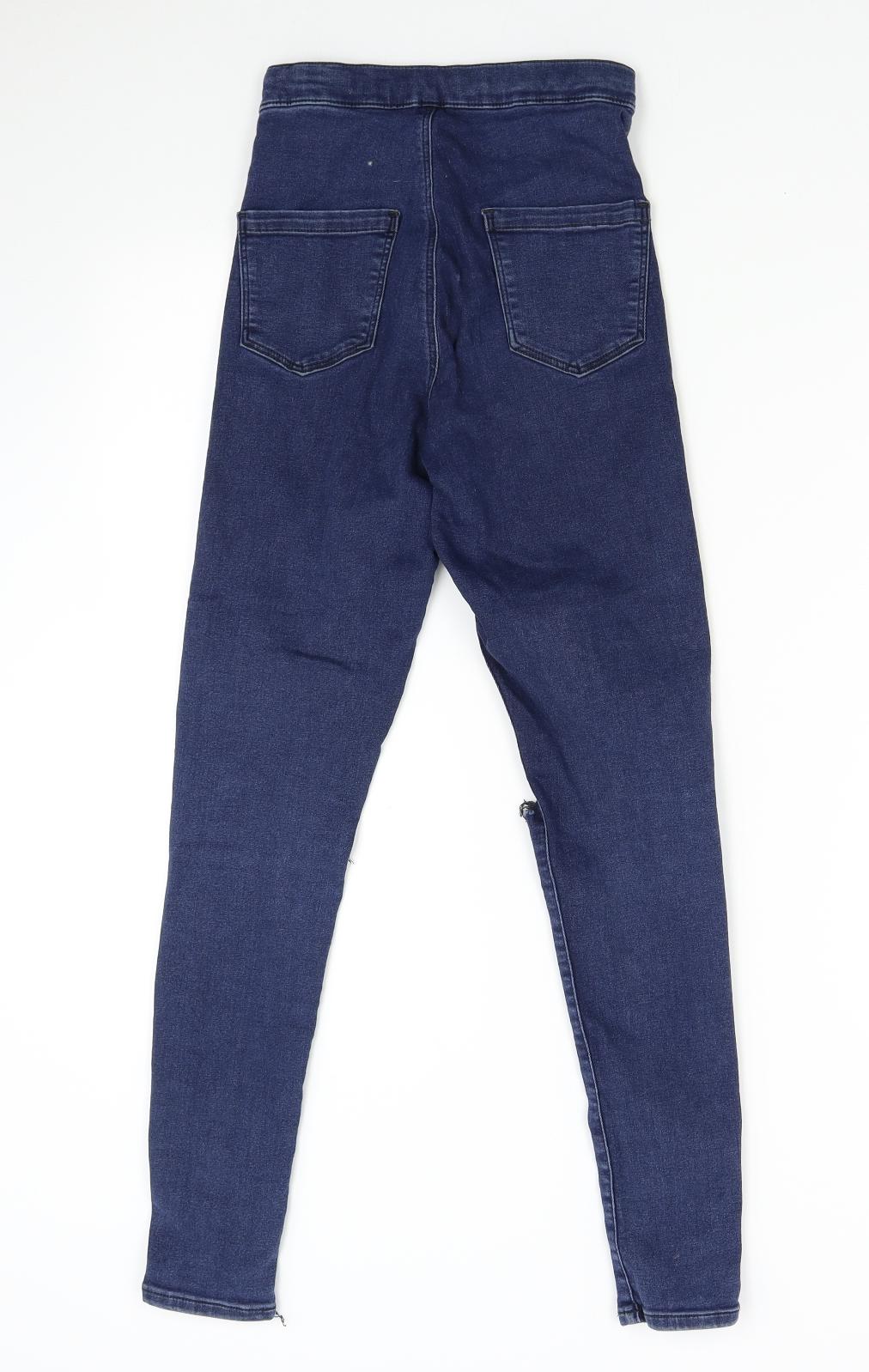 Topshop Womens Blue   Skinny Jeans Size 25 L30 in