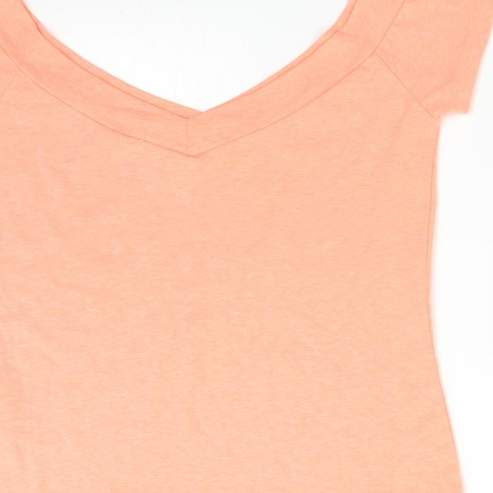 Primark Womens Orange   Basic T-Shirt Size 8