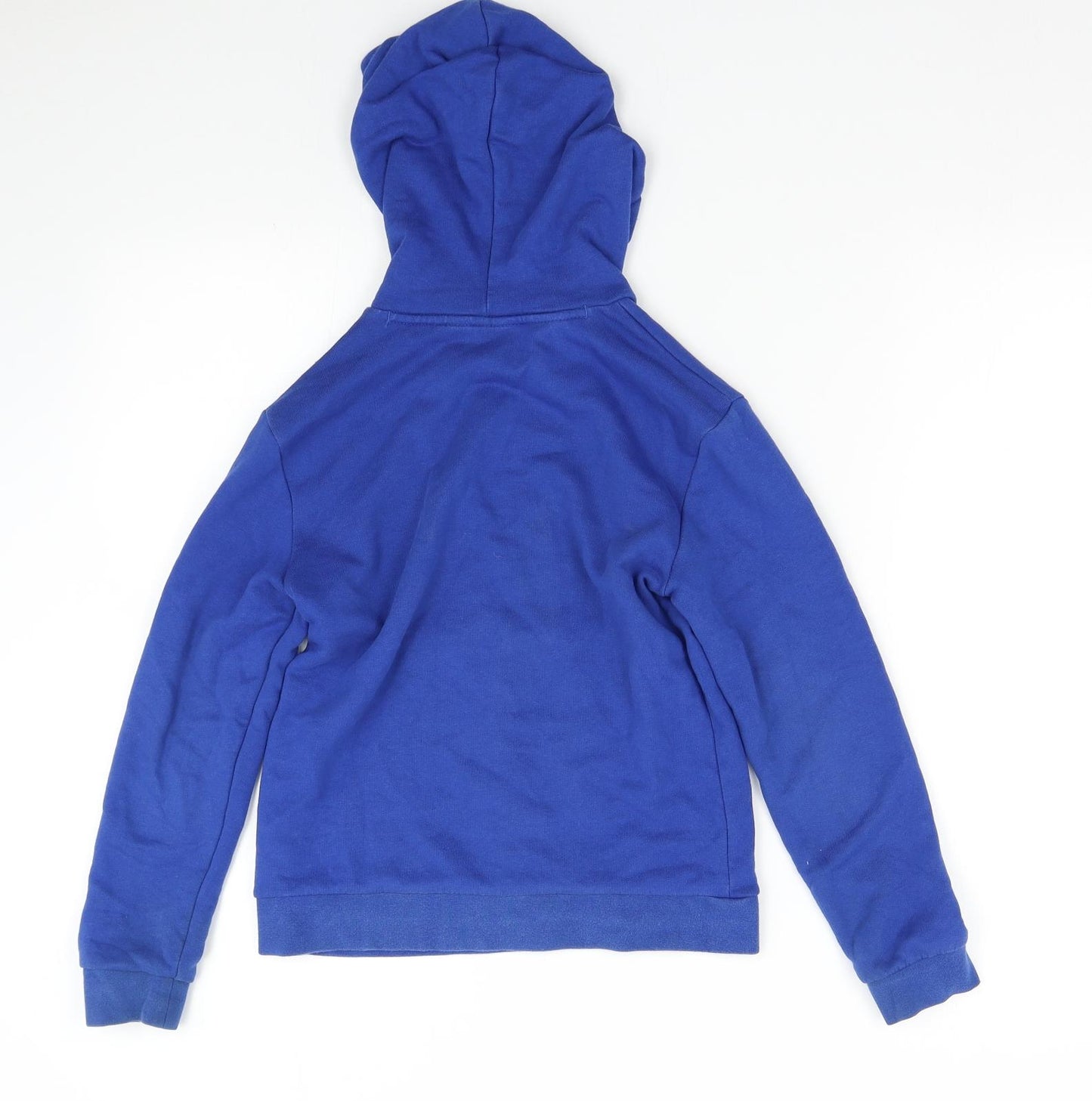 adidas Girls Blue   Pullover Hoodie Size 9-10 Years