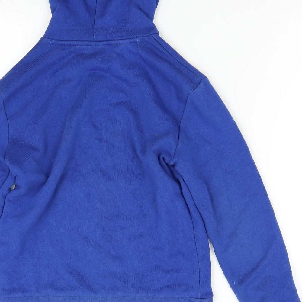 adidas Girls Blue   Pullover Hoodie Size 9-10 Years