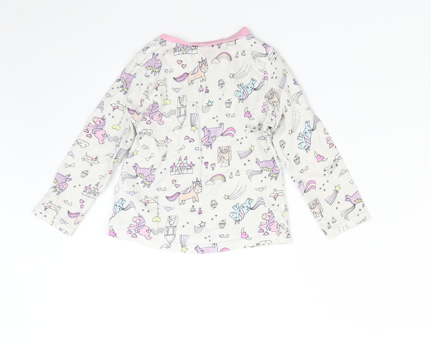 George Baby Multicoloured   Basic T-Shirt Size 18-24 Months  - Unicorns