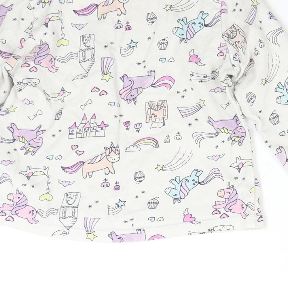 George Baby Multicoloured   Basic T-Shirt Size 18-24 Months  - Unicorns