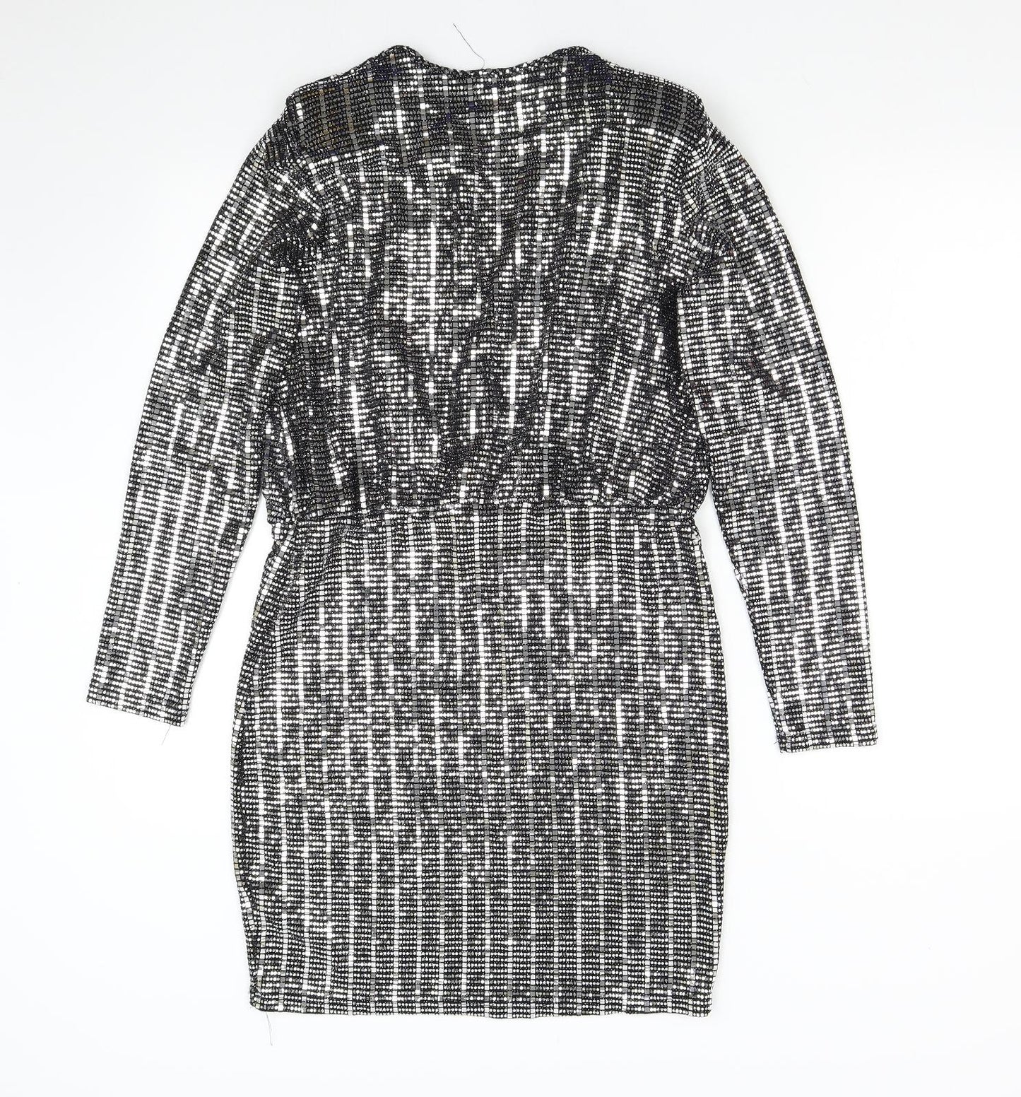 Primark Womens Silver   Bodycon  Size 16