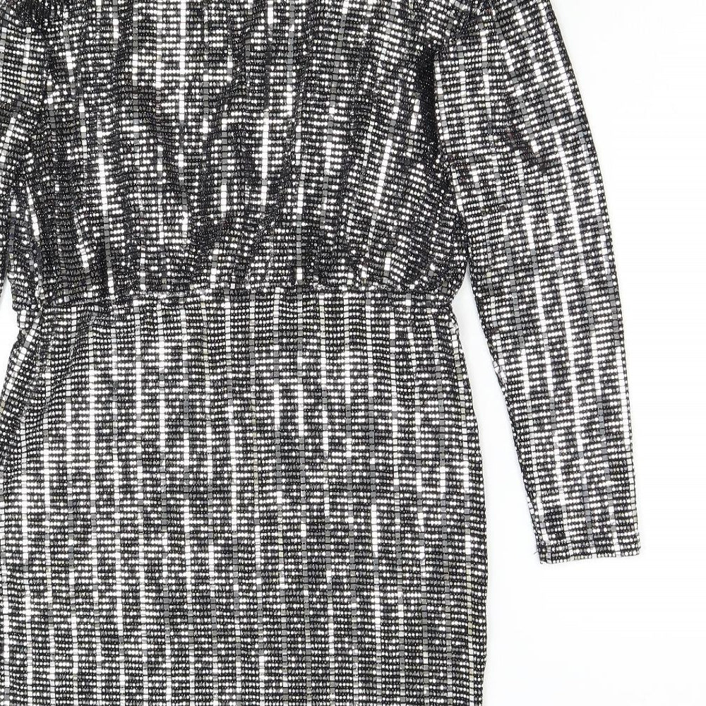 Primark Womens Silver   Bodycon  Size 16