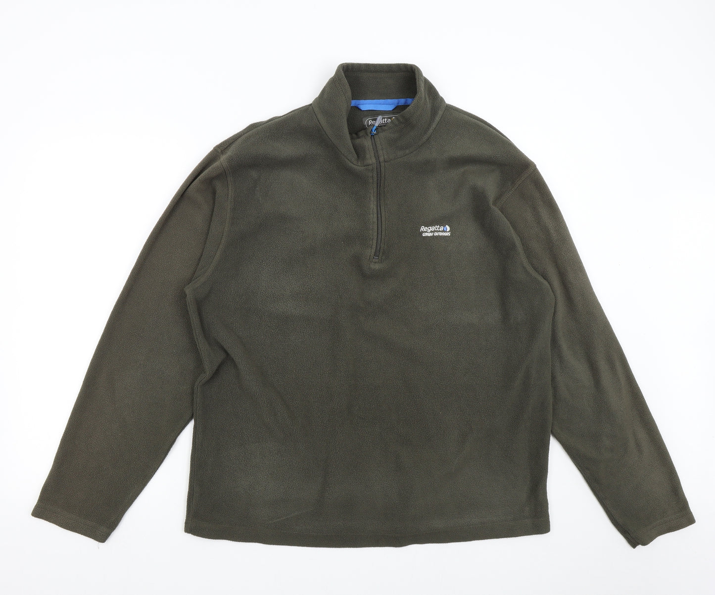 Regatta Mens Green  Fleece Henley Jumper Size XL