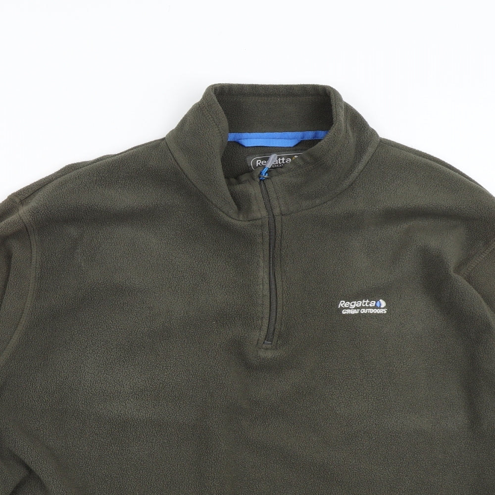 Regatta Mens Green  Fleece Henley Jumper Size XL
