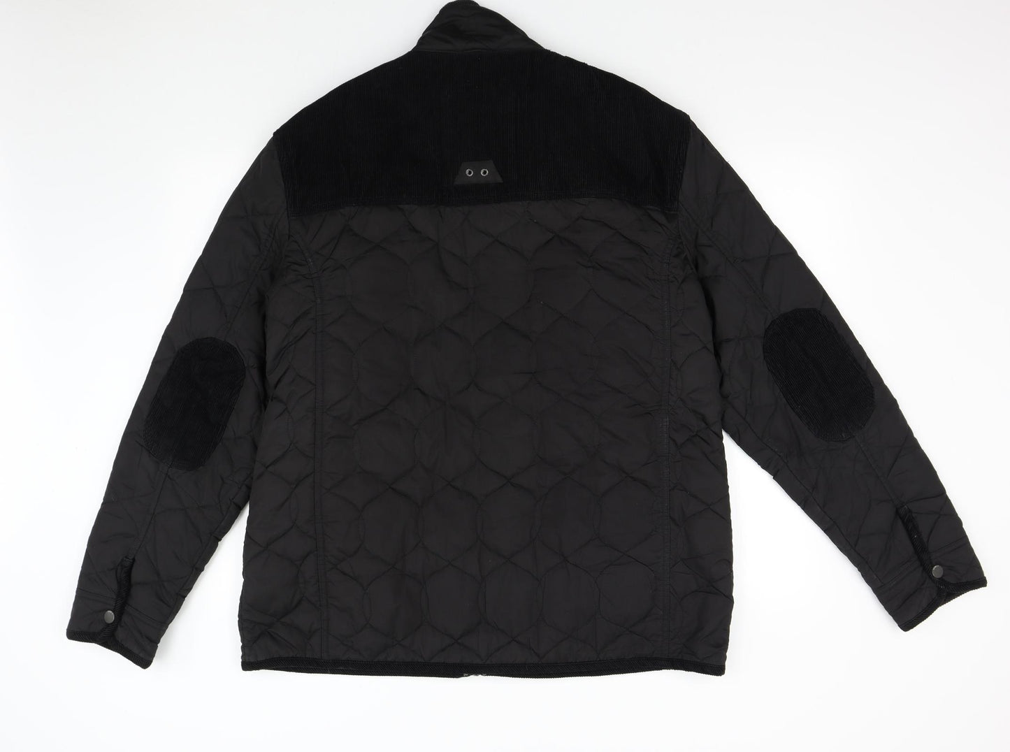 NEXT Mens Black   Quilted Jacket Size XL