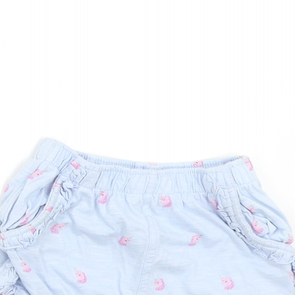NEXT Baby Blue   Sweatpants Trousers Size 18-24 Months  - Unicorn Shorts
