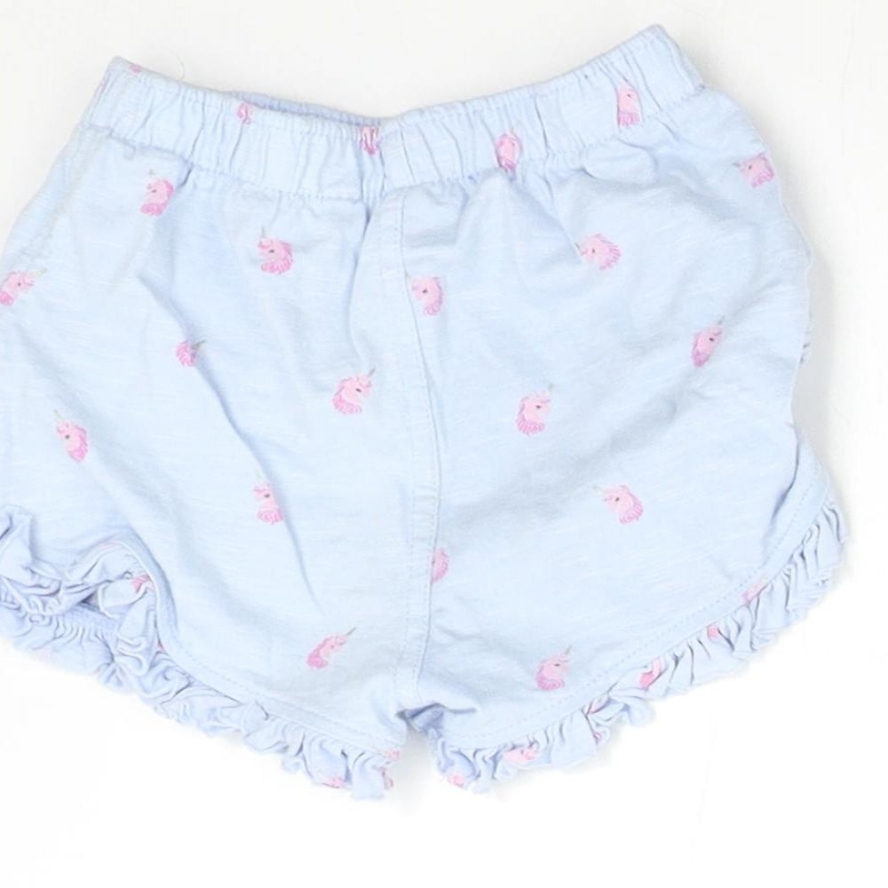 NEXT Baby Blue   Sweatpants Trousers Size 18-24 Months  - Unicorn Shorts