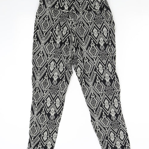 Only Womens Multicoloured Geometric  Trousers  Size 10 L25 in