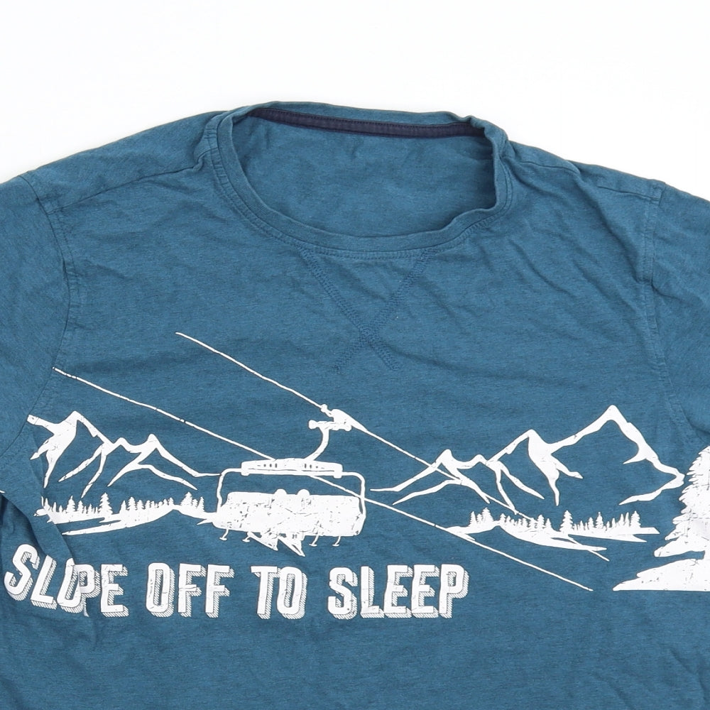 Preworn Mens Green Solid   Pyjama Top Size S