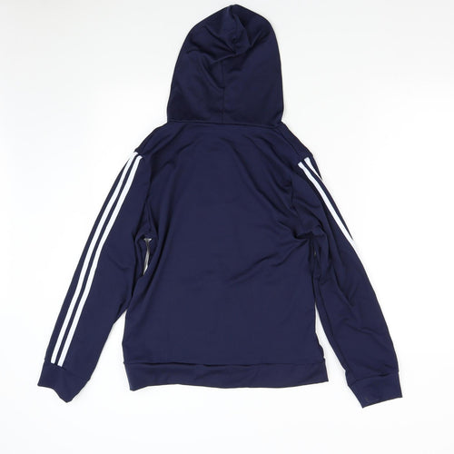 Fashion Womens Blue   Full Zip Hoodie Size S