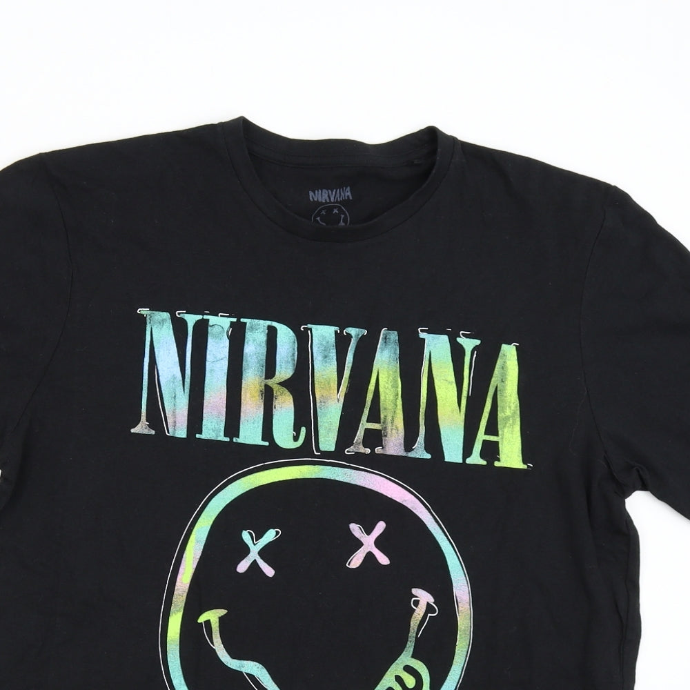 Nirvana Mens Black    T-Shirt Size M  - Nirvana