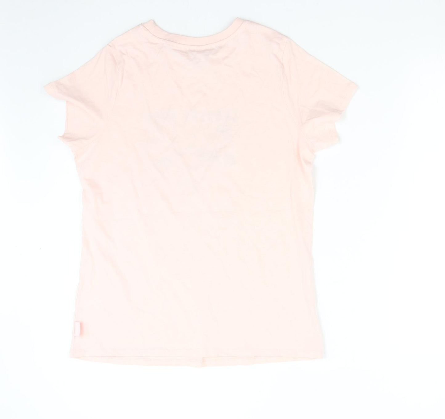 George Womens Pink Solid  Top Pyjama Top Size 12  - Disney Princess