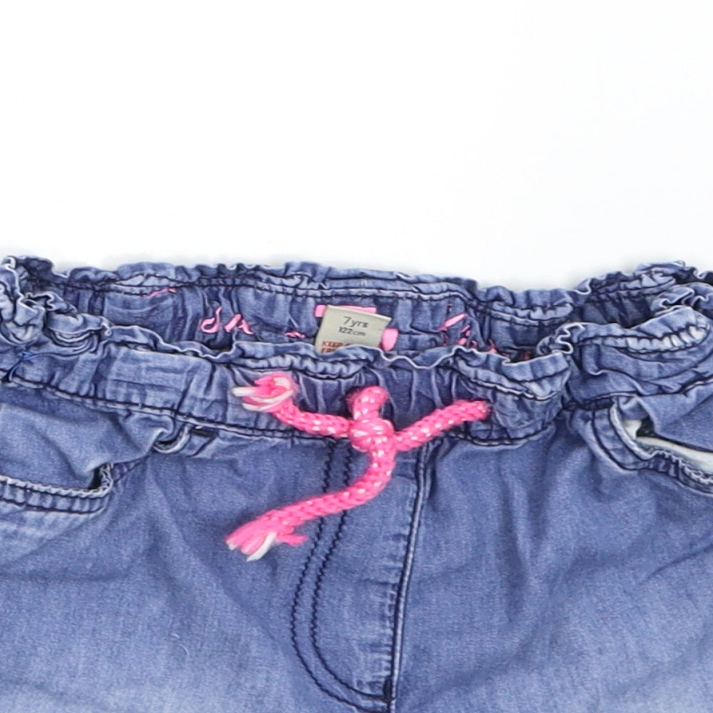 TU Girls Blue   Bermuda Shorts Size 7 Years