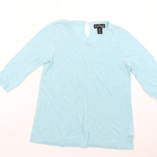 Nanette Womens Green  Knit Pullover Jumper Size S