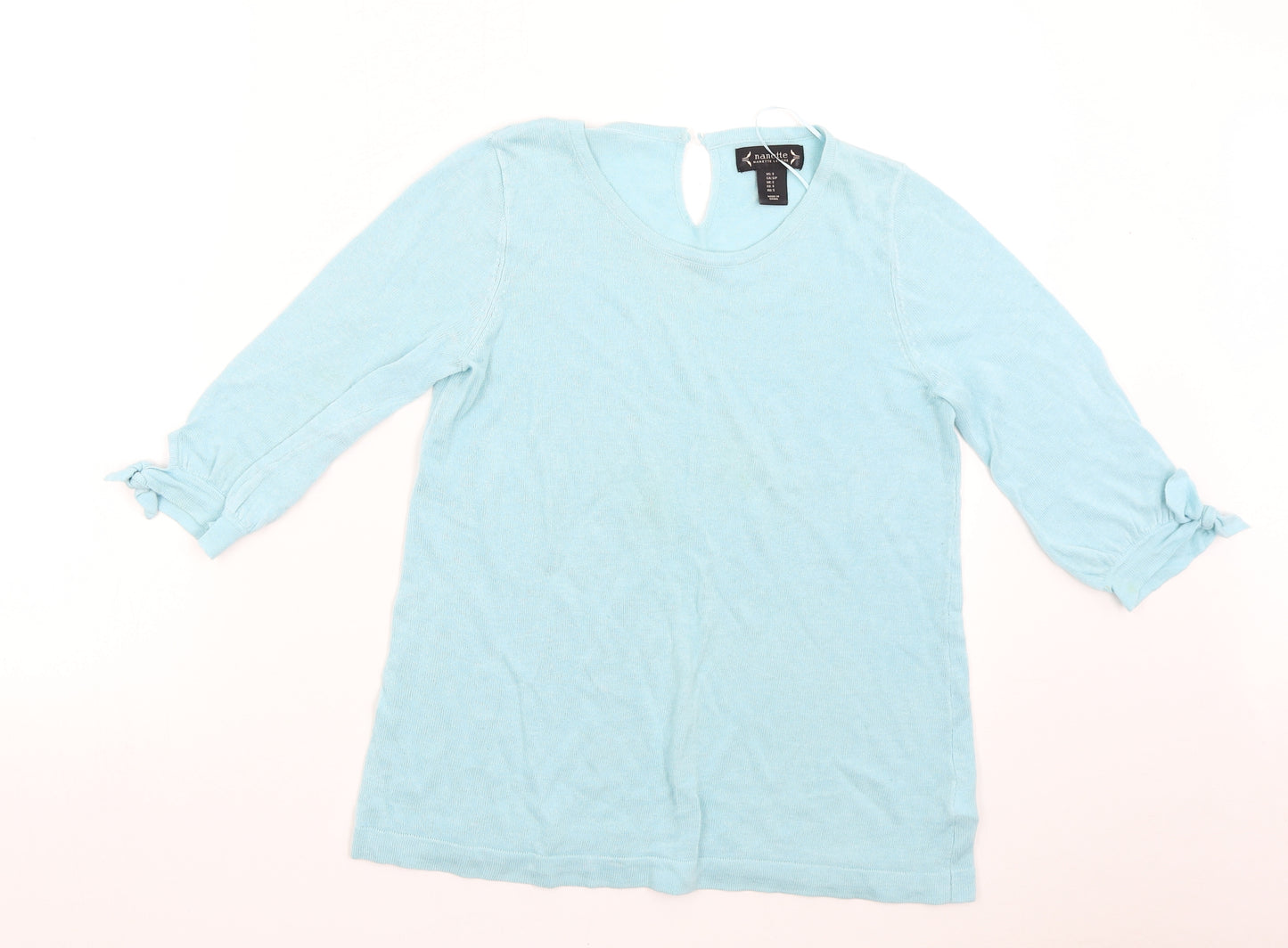 Nanette Womens Green  Knit Pullover Jumper Size S